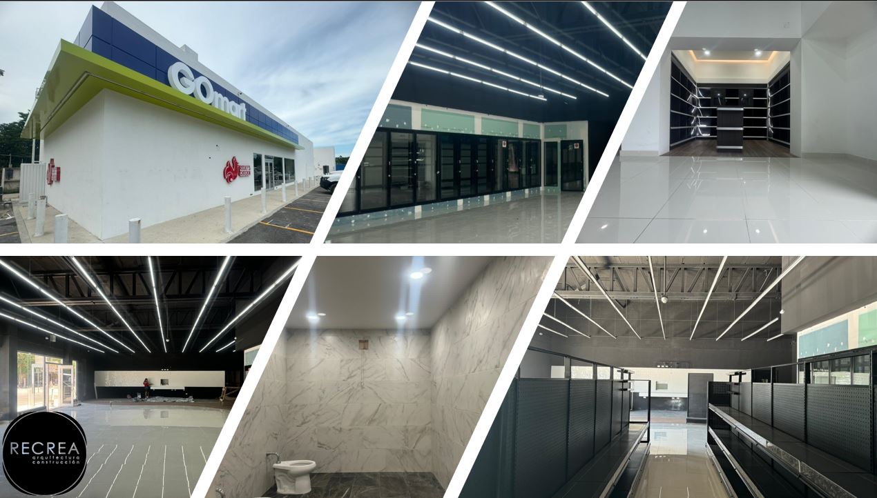 Construcción tienda GoMart en Riviera Maya