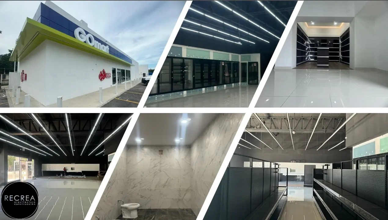 Construcción tienda GoMart en Riviera Maya