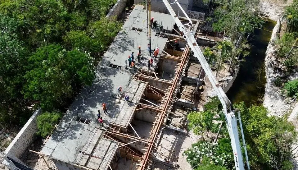 Construcción de villa de lujo en Tulum